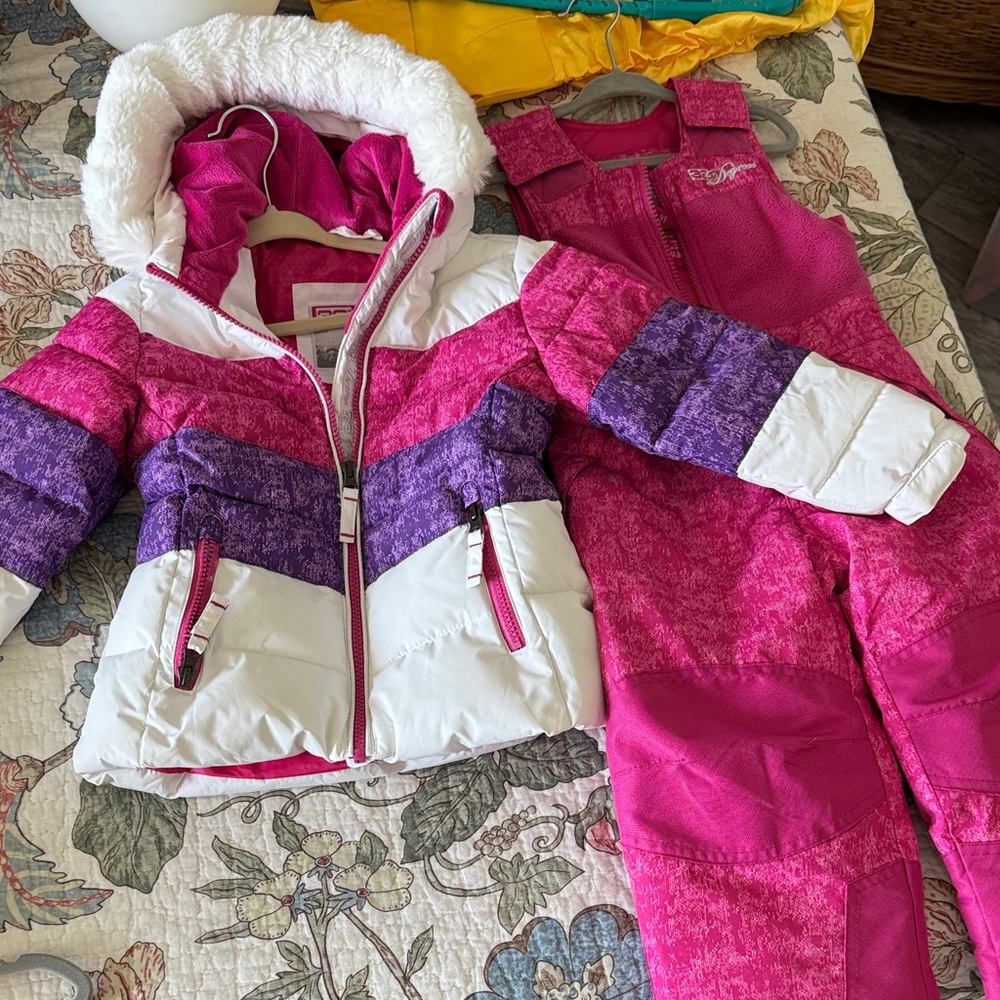 32 Degrees Pink and Purple Kids Matching Set